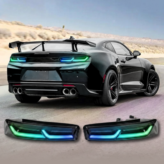 Lighting Trendz 2016-2018 Chevrolet Camaro Vland Pre-Built Flow Series Tail Lights main image